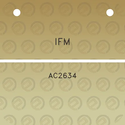 ifm-ac2634