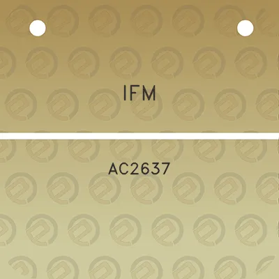 ifm-ac2637