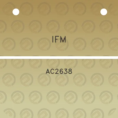 ifm-ac2638