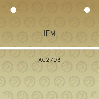 ifm-ac2703