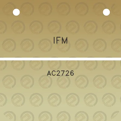 ifm-ac2726