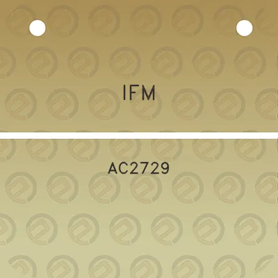 ifm-ac2729