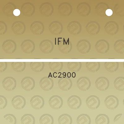 ifm-ac2900