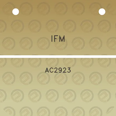 ifm-ac2923