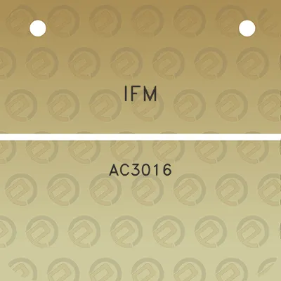 ifm-ac3016