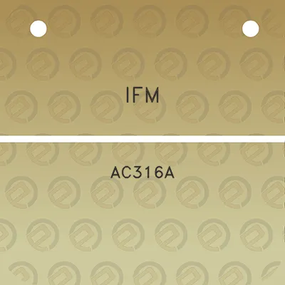 ifm-ac316a