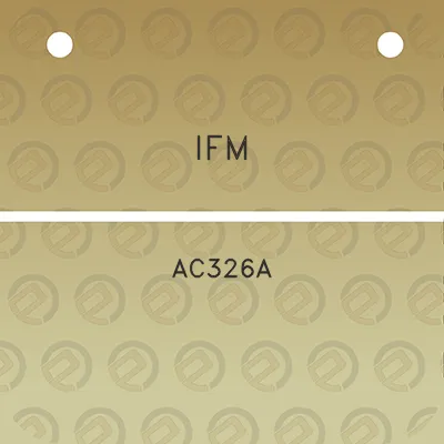 ifm-ac326a