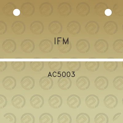 ifm-ac5003