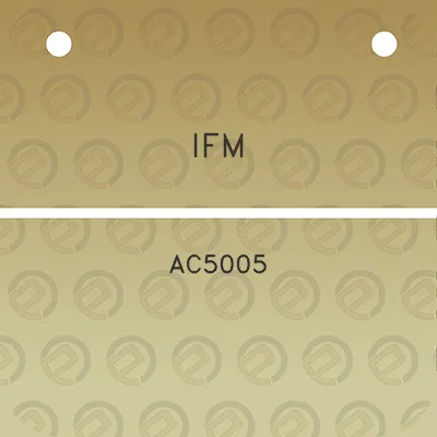 ifm-ac5005