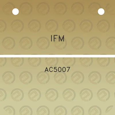 ifm-ac5007