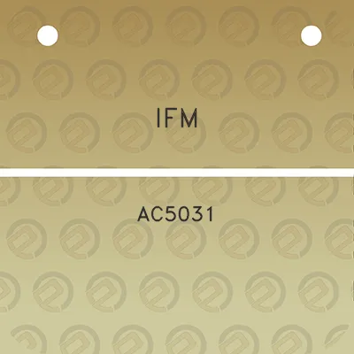 ifm-ac5031