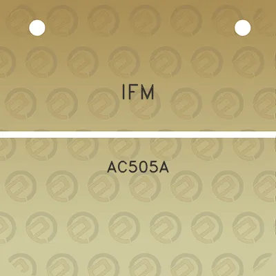 ifm-ac505a