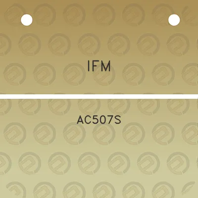 ifm-ac507s