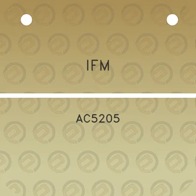 ifm-ac5205