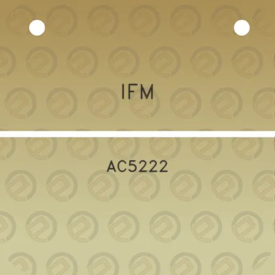 ifm-ac5222