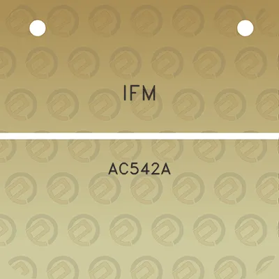 ifm-ac542a