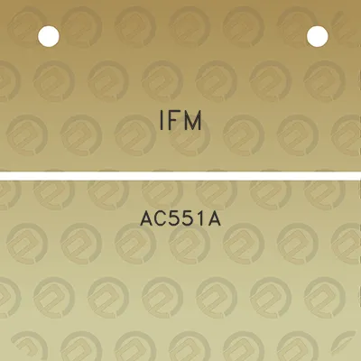 ifm-ac551a