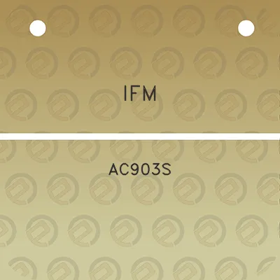 ifm-ac903s