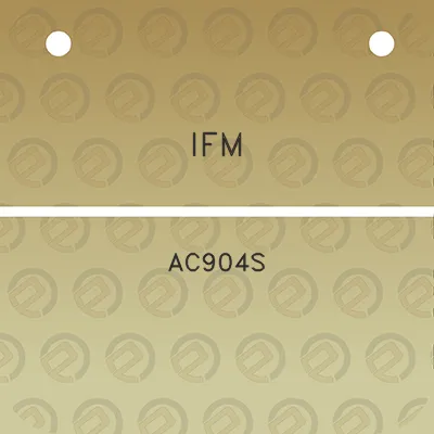 ifm-ac904s