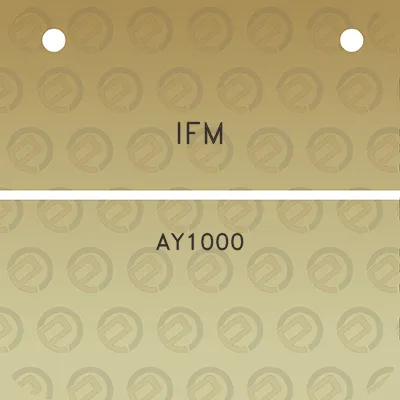 ifm-ay1000