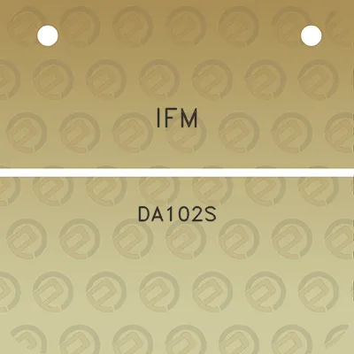 ifm-da102s