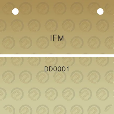 ifm-dd0001