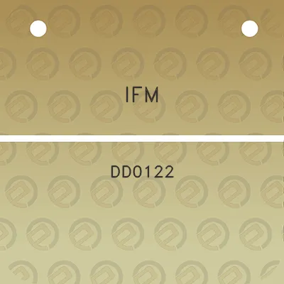 ifm-dd0122