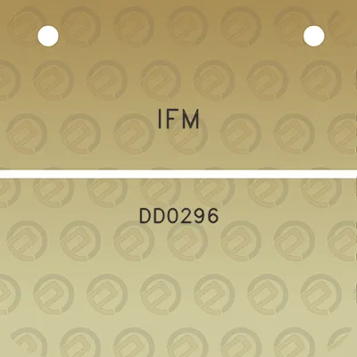 ifm-dd0296