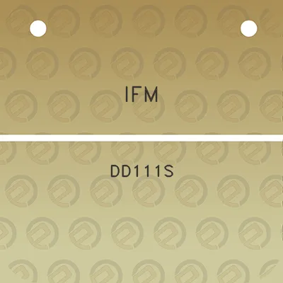 ifm-dd111s