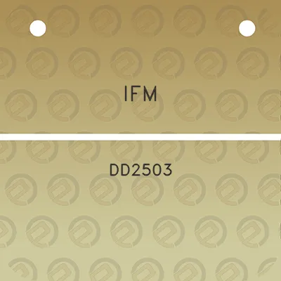 ifm-dd2503