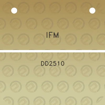 ifm-dd2510