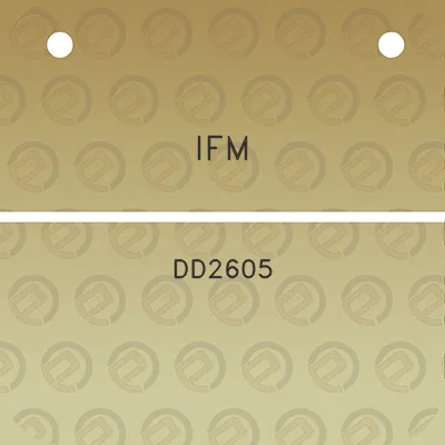 ifm-dd2605