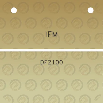 ifm-df2100