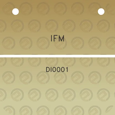 ifm-di0001