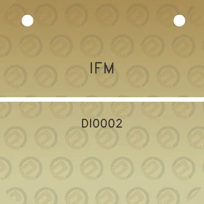 ifm-di0002