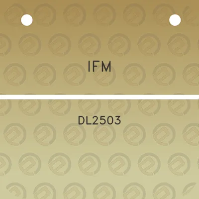 ifm-dl2503