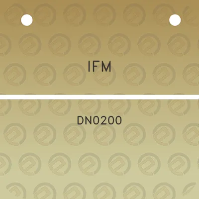 ifm-dn0200