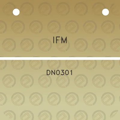 ifm-dn0301