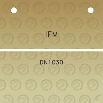 ifm-dn1030