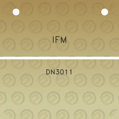 ifm-dn3011