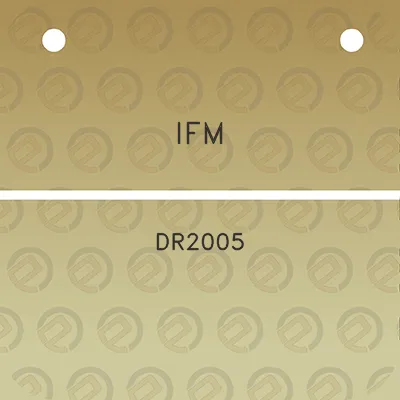 ifm-dr2005