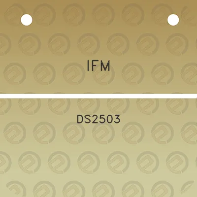 ifm-ds2503