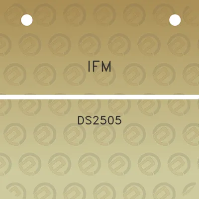 ifm-ds2505