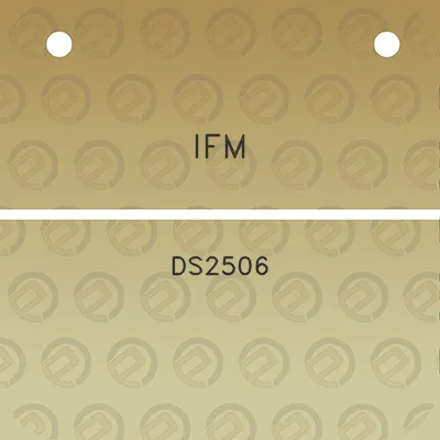 ifm-ds2506