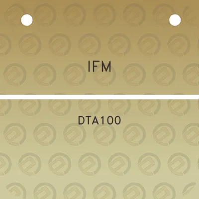 ifm-dta100