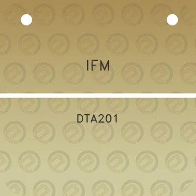 ifm-dta201