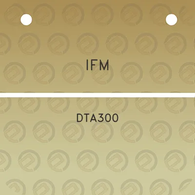 ifm-dta300