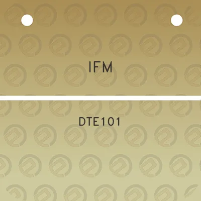 ifm-dte101