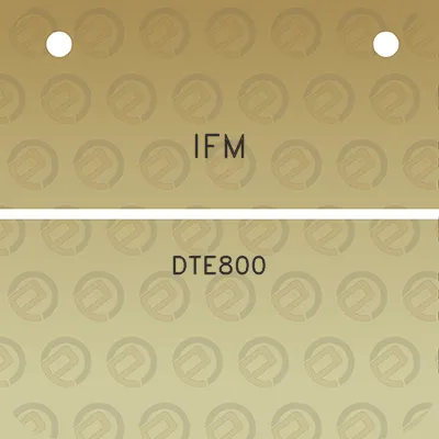 ifm-dte800