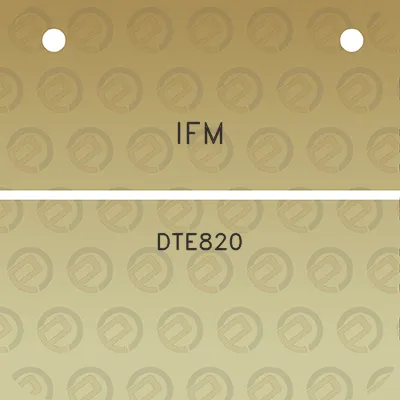 ifm-dte820